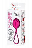 Вагинальный шарик Штучки-дрючки, силикон, розовый, Ø 3,5 см